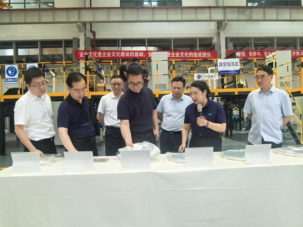 肖文伟调研重点产业项目高创稀土