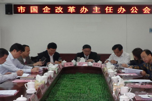 严兴德主持召开永州市市国企改革办主任办公会议